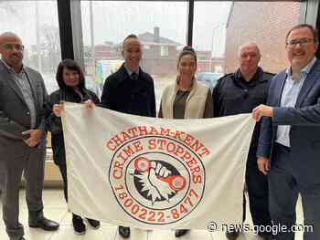 Chatham-Kent raises flag for Crime Stoppers month - Brantford Expositor