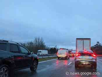 A61 : un accident entre deux véhicules génère un bouchon dans le ... - actu.fr