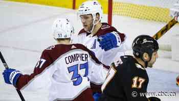 Rantanen, Lehkonen each score twice to lead Avalanche past Flames