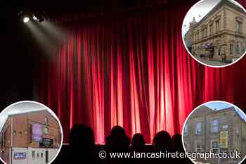 What shows are on at East Lancashire theatres in 2023?