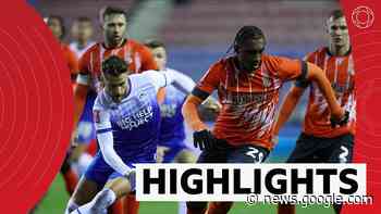Luton hit 98th-minute winner to beat Wigan in FA Cup - BBC