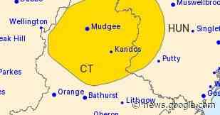 Areas north of Bathurst part of severe storm warning on Thursday ... - Western Advocate