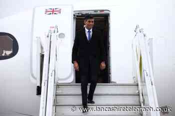 Rishi Sunak criticised for using jet to travel to Blackpool