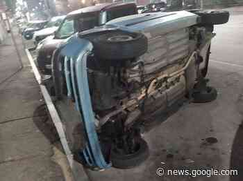 MONCALIERI - Auto ribaltata nel parcheggio: il sospetto di un ... - TorinoSud