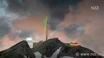 Grüner Strahl auf dem Säntis: Ein Superlaser soll die Zukunft der Blitzabwehr revolutionieren
