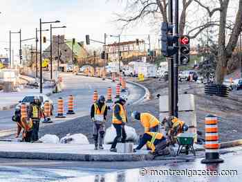 Construction forced 94% of downtown Montreal streets to close, report says