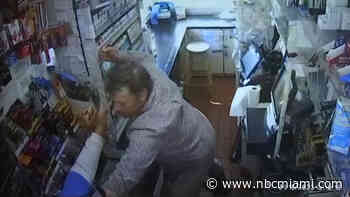 Suspect Arrested After Video Shows Miami Gas Station Clerk Stabbed Repeatedly