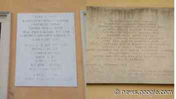 Verona, al via la manutenzione delle targhe legate alla Resistenza - Daily Verona Network