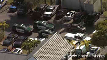 Suspects Sought After 2 Men Shot Inside Car in Dania Beach