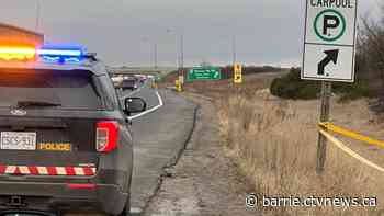 Police investigate death of female whose body was found on Highway 400