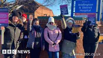 Bridlington nurses strike for first time in pay row