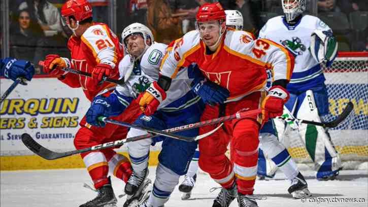 Wranglers roll lucky 7s on the way to OT win against Abbotsford