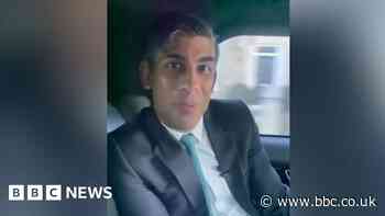 Rishi Sunak sorry for not wearing seatbelt in moving car