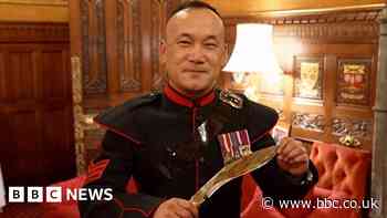 The Band of the Brigade of Gurkhas serenades Parliament