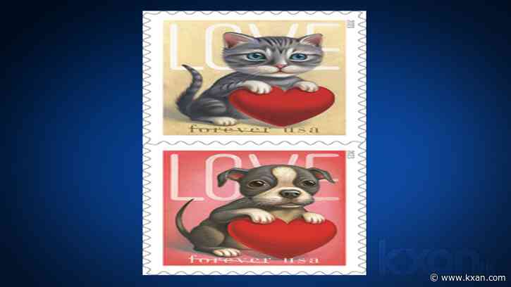 USPS marks 50th 'Love Forever' stamp anniversary at Austin Pets Alive!