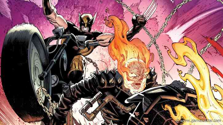 Wolverine and Ghost Rider cross over in the past and present this summer
