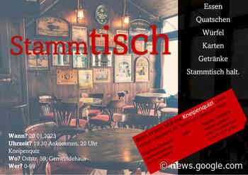 Stammtisch Velbert: Lust auf Würfeln, Quatschen, Kartenspielen? - Super Tipp