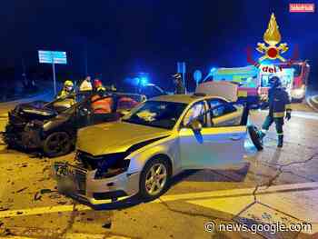 Frontale a Fontanafredda: un ferito incastrata - Telefriuli