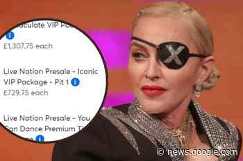 Madonna fans fume as tickets cost £1,300 at London O2 show - Harrow Times