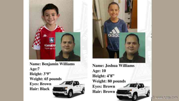 Bernalillo County authorities searching for two boys