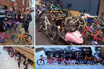 Blackburn man donates refurbished bikes to Secret Santa charity
