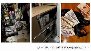 Cash and illegal tobacco products found during raid at shop