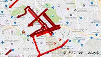 Potature sulla Nomentana, traffico in tilt sull'intero quadrante