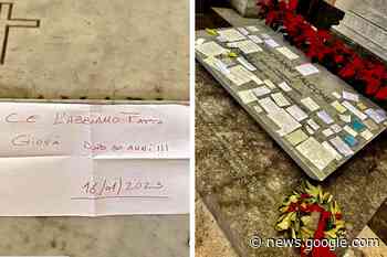 Arresto Messina Denaro, sulla tomba di Giovanni Falcone spunta un ... - Positano Notizie