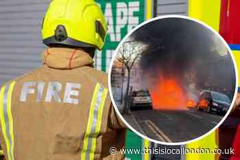 'Huge' bus fire in Hackney sends smoke rising above streets