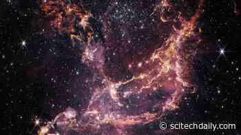 NASA’s Webb Space Telescope Uncovers Star Formation in Mysterious Cluster’s Dusty Ribbons