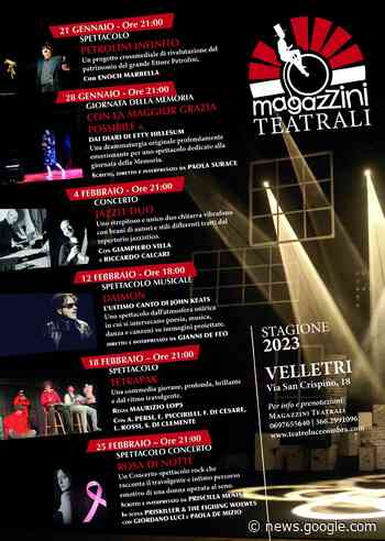 Ecco i nuovi appuntamenti ai Magazzini Teatrali di Velletri - Velletri Life