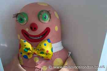 BBC Mr Blobby original costume for sale on eBay now