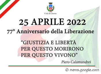 Comunicato stampa - 25 Aprile 2022: le iniziative a Lissone per il 77 ... - Comune di Lissone