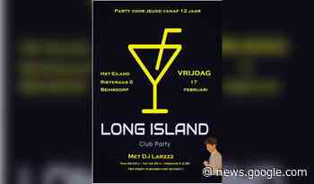 Long Island Party voor de 12+ jeugd in dorpshuis Het Eiland - HCNieuws