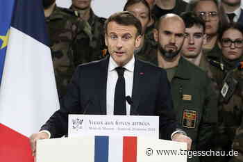 Liveblog: ++ Frankreich erhöht Militäretat ++