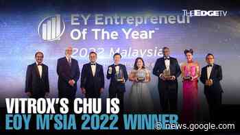 NEWS: ViTrox's Chu Jenn Weng named EY Entrepreneur Of The ... - The Edge Markets MY