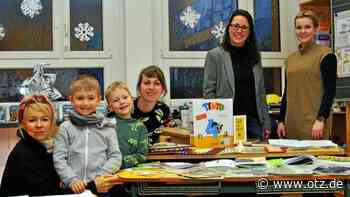 Kleine Europäer in Milda stellen sich vor