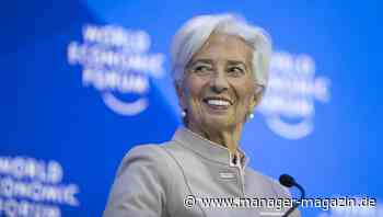 Weltwirtschaftsforum in Davos: EZB-Präsidentin Christine Lagarde will Kampf gegen die hohe Inflation fortzusetzen