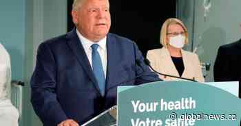 Doug Ford says premiers are united in push for more health funding from Ottawa