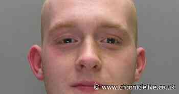 County Durham brute burst his fiancée's nose by punching her and threw a glass tumbler at her head