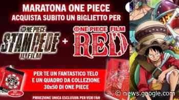 One Piece: al cinema una maratona di “Stampede” e “Red” con ... - DR COMMODORE