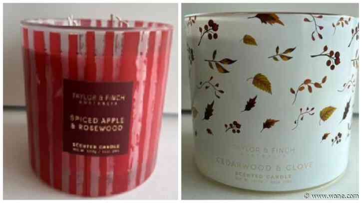 Candles recalled over combustion risk after injury reported
