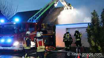 Garage in Wallenhorst-Lechtingen in Vollbrand - Wallenhorster.de