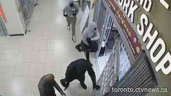Suspects shot their way out of Scarborough mall after jewellery store robbery, police say
