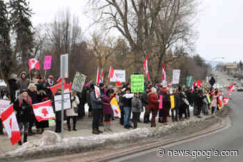 Counter-COVID protestor ends time on Vernon corner - Vernon ... - Vernon Morning Star