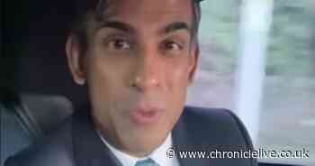 Prime Minister Rishi Sunak receives fine from police for failing to wear seatbelt in social media video