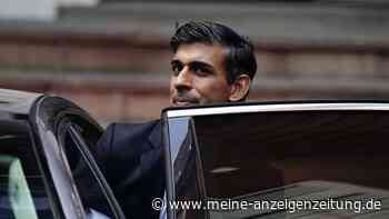 Fahrt ohne Gurt: Premier Rishi Sunak muss Strafe zahlen