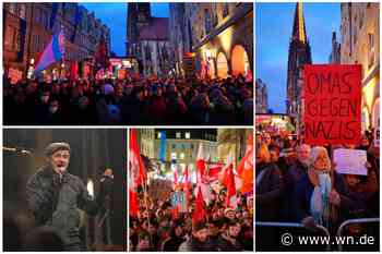 So lief der Protest gegen den AfD-Neujahrsempfang in Münster