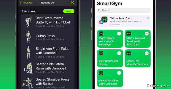 SmartGym for iOS and Apple Watch gets redesigned routines, new widget and shortcuts, more