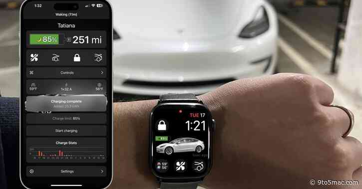 Hands-on: This app lets you fully control your Tesla from your Apple Watch